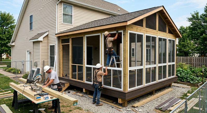 Screened In Porch Installation in Seattle, WA